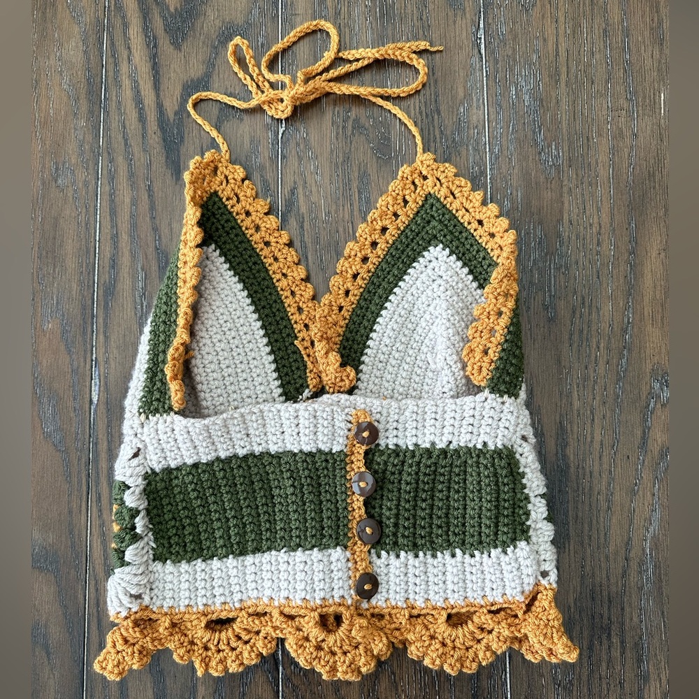 Crochet Sunflower Top - Picture 4 of 4